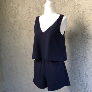 Navy Blue Romper by Aqua
